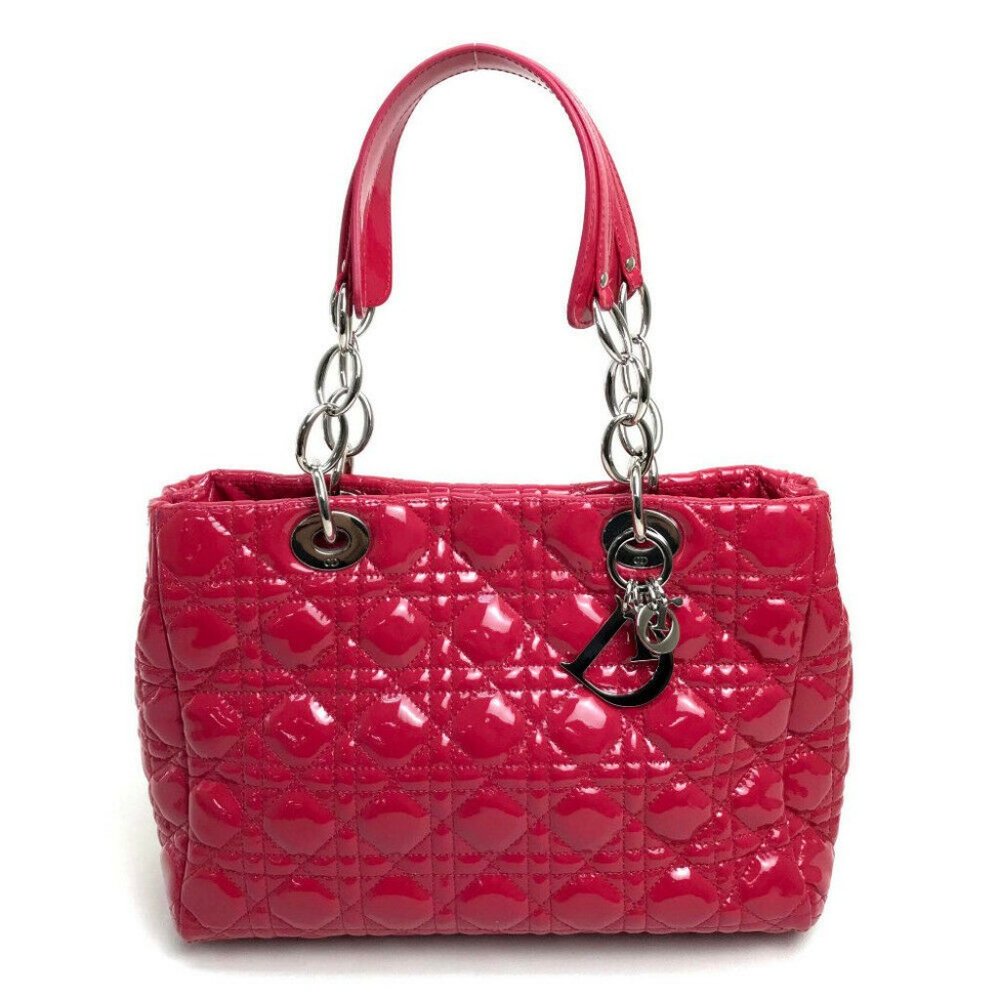 CHRISTIAN DIOR Lady Dior Chain Tote Hand Bag M0955PVR - Picture 14 of 16